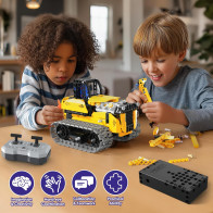 Kit Robot STEM 5-en-1, 452 pcs, Télécommande & Appli, 8-14 ans
