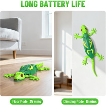Rechargeable RC Wall Crawler Gecko Toy – Climbing Robot for Kids 4+
