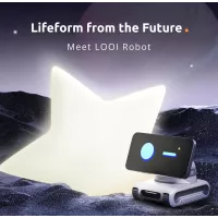LOOI Robot – Compagnon de bureau IA avec ChatGPT vocal, reconnaissance faciale, émotionnelle & charge sans fil 10W