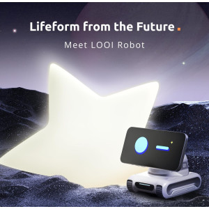 LOOI AI Robot Desktop Companion with Voice, Memory & Wireless Charge