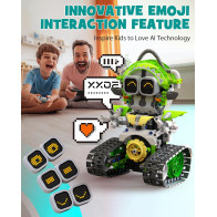 Robot STEM 5en1 à Construire 478Pcs - Cadeau Éducatif 6-12 ans
