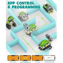 5in1 STEM AI Robot Building Set 478Pcs with APP & Remote Control for Kids