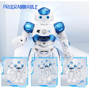 Robot SGILE RC Programmable Gesture pour Enfants - Cadeau Bleu