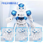 SGILE Gesture Sensing Programmable Rechargeable RC Robot Toy for Kids Ages 3-12, Blue Birthday Gift