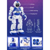 Robot programmable télécommandé pour enfants 4-10 ans - danse, gestes et capteurs, cadeau anniversaire
