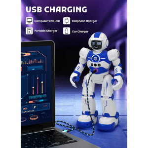 Programmable Robot Toy for Kids Ages 4-10 | Remote Control & Dancing