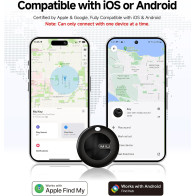 MiTag Duo Bluetooth Tracker 4-Pack – Smart Waterproof Key & Luggage Finder