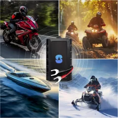 Traceur GPS Moto Spy Tec Pulse - Étanche, Suivi Temps Réel 5s, Câblage Fixe, Pour Scooters, Bateaux