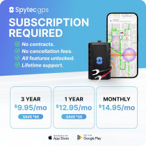 Spy Tec Pulse Moto GPS Tracker - Waterproof Real-Time Motorcycle Tracking
