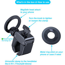 Magnetic Golf Cart Phone Holder for MagSafe - Fits EZGO/Club Car/Yamaha