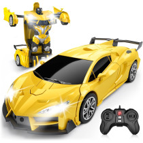 Transform RC Cars for Boys 3-8 | One-Button, 360° Spin, Flashing Lights