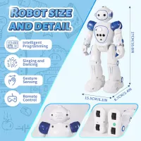 Robot Jouet Enfant Télécommande Sans Fil Programmable 3-9 Ans