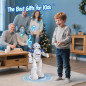 Robot jouet programmable pour enfants 3-9 ans avec télécommande sans fil, danse et chant