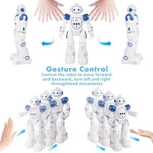 Programmable Robot Toy for Kids with Remote & Gesture Control - Ages 3-9