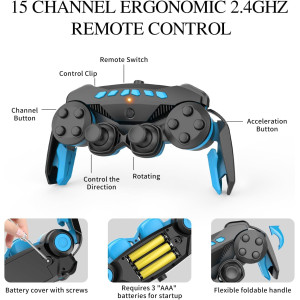 Robot Arm Kit 2 en 1 avec télécommande, cadeau idéal