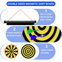 Magnetic Dart Board Game with 12 Darts – Fun Outdoor Toy for Kids 5-12