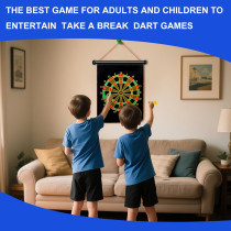 Jeu de Fléchettes Magnétiques Extérieur pour Enfants 5-12 ans
