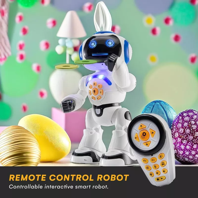 Robot RC Programmable LED 12 - Jouet Dansant et Parlant