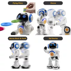 Robot RC Programmable LED 12 - Jouet Dansant et Parlant
