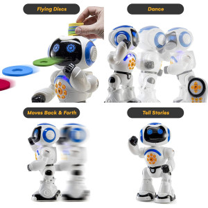 Robot RC Programmable LED 12 - Jouet Dansant et Parlant