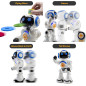Robot RC programmable à LED - Robot dansant et parlant interactif de 30 cm pour enfants Robot RC programmable à LED - Robot dansant et parlant interactif de 30 cm pour enfants