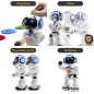 Robot RC programmable à LED - Robot dansant et parlant interactif de 30 cm pour enfants