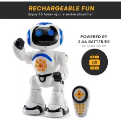 Robot RC Programmable LED 12 - Jouet Dansant et Parlant