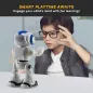 Robot RC programmable à LED - Robot dansant et parlant interactif de 30 cm pour enfants