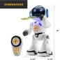 Robot RC programmable à LED - Robot dansant et parlant interactif de 30 cm pour enfants