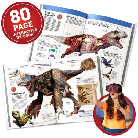 Boîte Cadeau VR Dinosaures Abacus Brands - Jeu Éducatif STEM