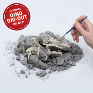 Abacus Brands VR Dinosaurs Gift Box - Interactive STEM Book for Ages 8+