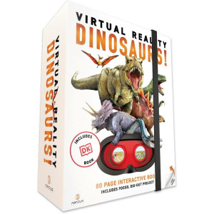 Abacus Brands VR Dinosaurs Gift Box - Interactive STEM Book for Ages 8+