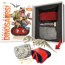 Abacus Brands VR Dinosaurs Gift Box - Interactive STEM Book for Ages 8+
