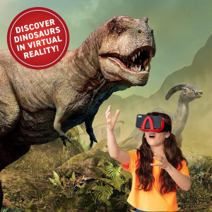Abacus Brands VR Dinosaurs Gift Box - Interactive STEM Book for Ages 8+