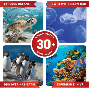 Abacus Brands VR Oceans Gift Box – Interactive STEM Book for Ages 8+