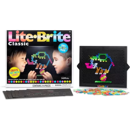Lite Brite Classic - Jeu Retro Éducatif Lumière 4+ Ans