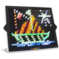Lite Brite Classic Retro Toy – STEM Art & Light Creativity for Kids 4+