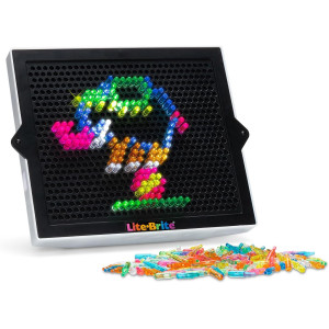 Lite Brite Classic Retro Toy – STEM Art & Light Creativity for Kids 4+