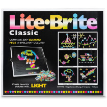 Lite Brite Classic Retro Toy – STEM Art & Light Creativity for Kids 4+