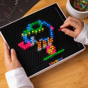 Lite Brite Classic Retro Toy – STEM Art & Light Creativity for Kids 4+