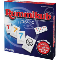 Pressman Rummikub: Original Rummy Tile Game for Family Fun & STEM Skills