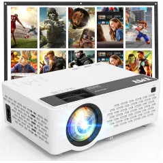 Projecteur Portable TMY 1080P Full HD Bluetooth Compatible TV