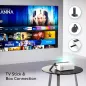Projecteur portable TMY 1080P Full HD Bluetooth, compatible TV Stick, Smartphone, HDMI, USB, intérieur et extérieur
