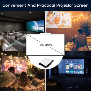 Projecteur Portable TMY 1080P Full HD Bluetooth Compatible TV
