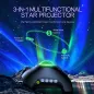 Projecteur Auroral Northern Galaxy LED 33 Effets, Haut-parleur Bluetooth, Télécommande, Sons Blancs