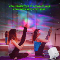 Galaxy Star Projector with Timer & Remote for Bedroom, Party, Night Light