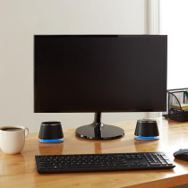 Amazon Basics Stereo 2.0 PC Speakers, USB-Powered, 3.5mm Aux Input