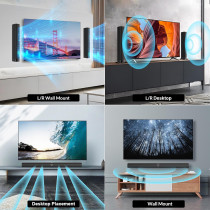 Premium Sound Bar for Smart TV with Bluetooth, ARC & 3 EQ Modes
