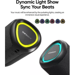 Enceinte Bluetooth Étanche IPX5, Son Clair Puissant, TWS