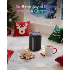 Enceinte Bluetooth Portable avec Lumières, Son Puissant, Étanche IPX5, BT 5.3, Autonomie Longue, Cadeaux